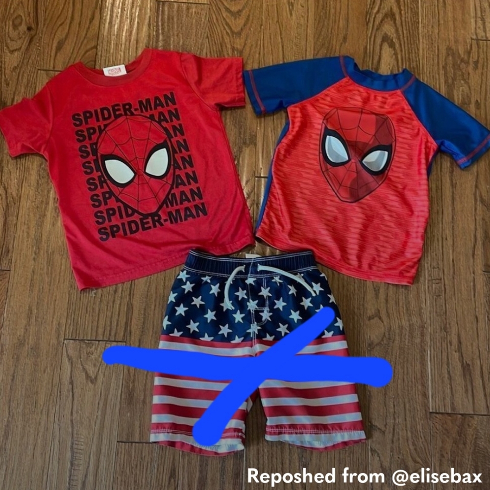 Spiderman rash gaurds